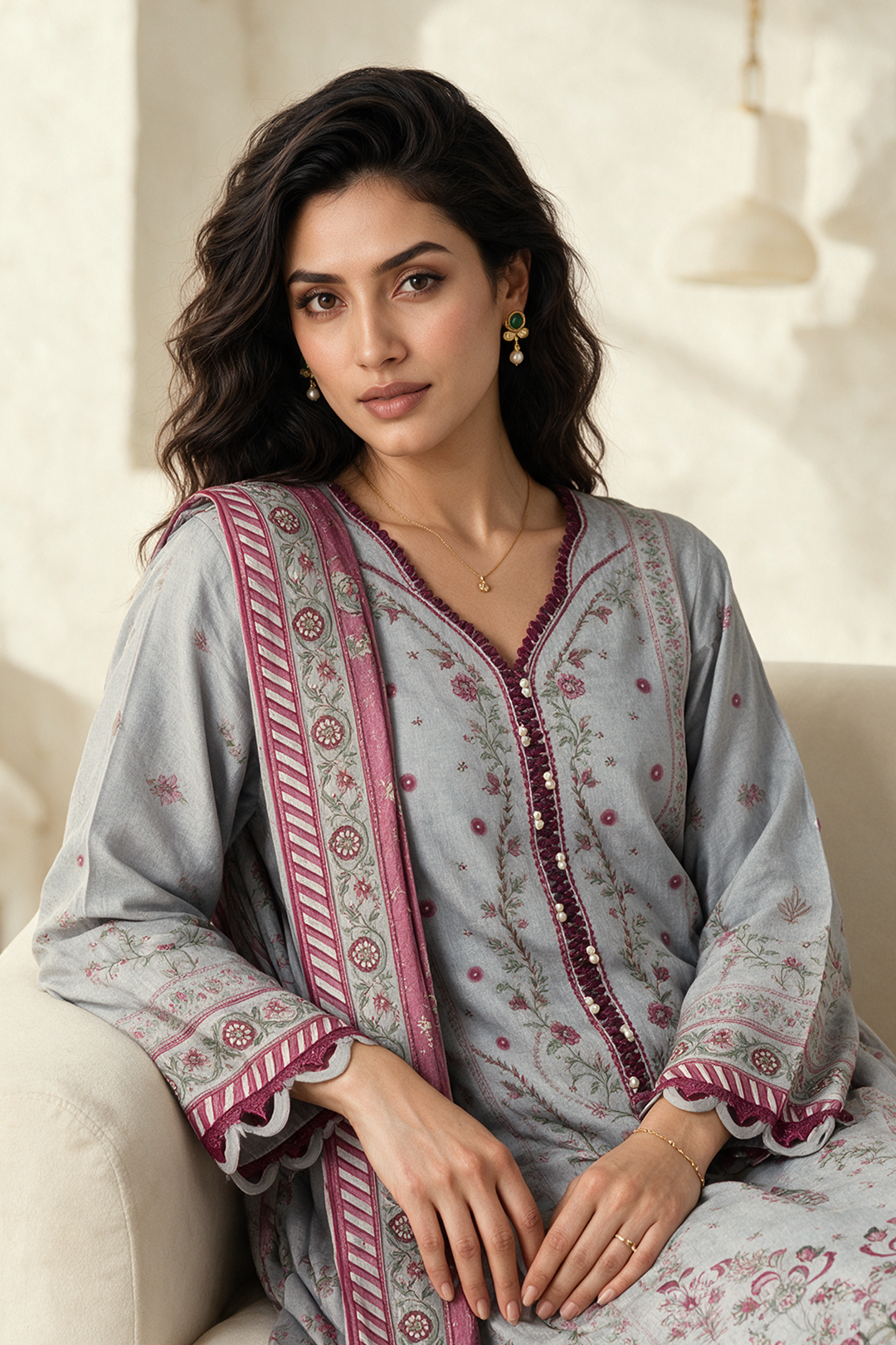 Shirt Shalwar Dupatta - 0219