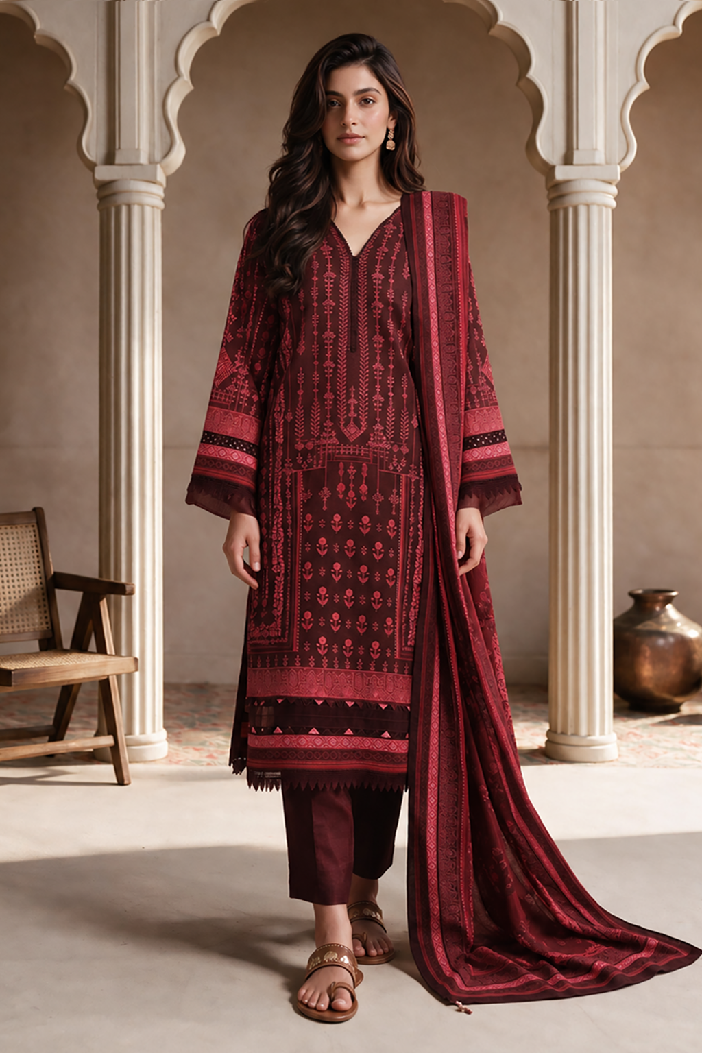 Shirt Shalwar Dupatta - 0226