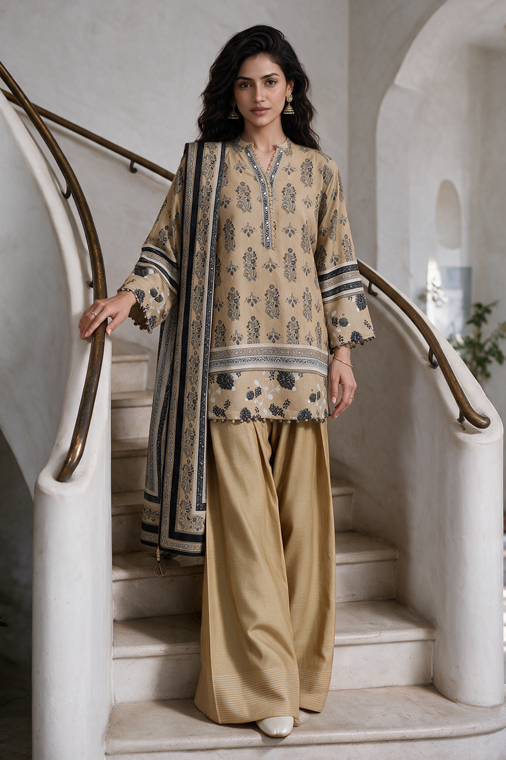 Shirt Shalwar Shawl - 0231