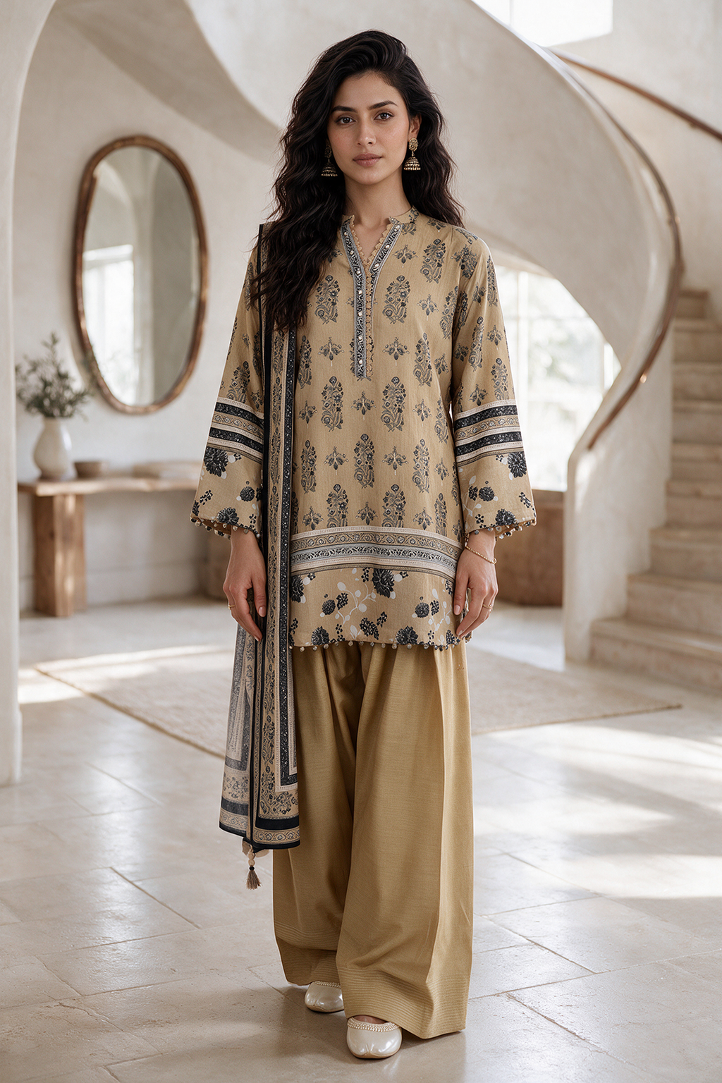 Shirt Shalwar Shawl - 0231