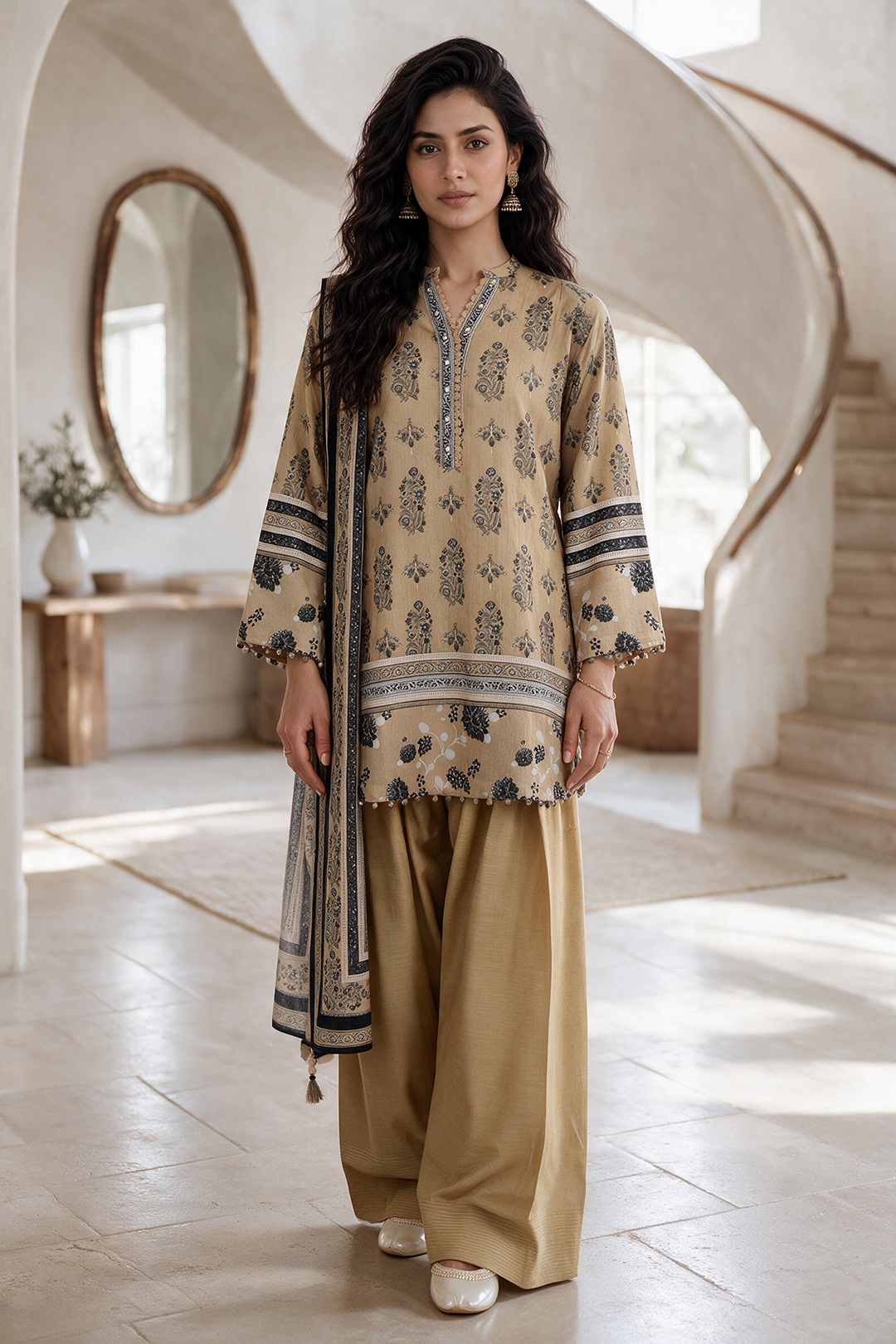 Shirt Shalwar Shawl - 0231