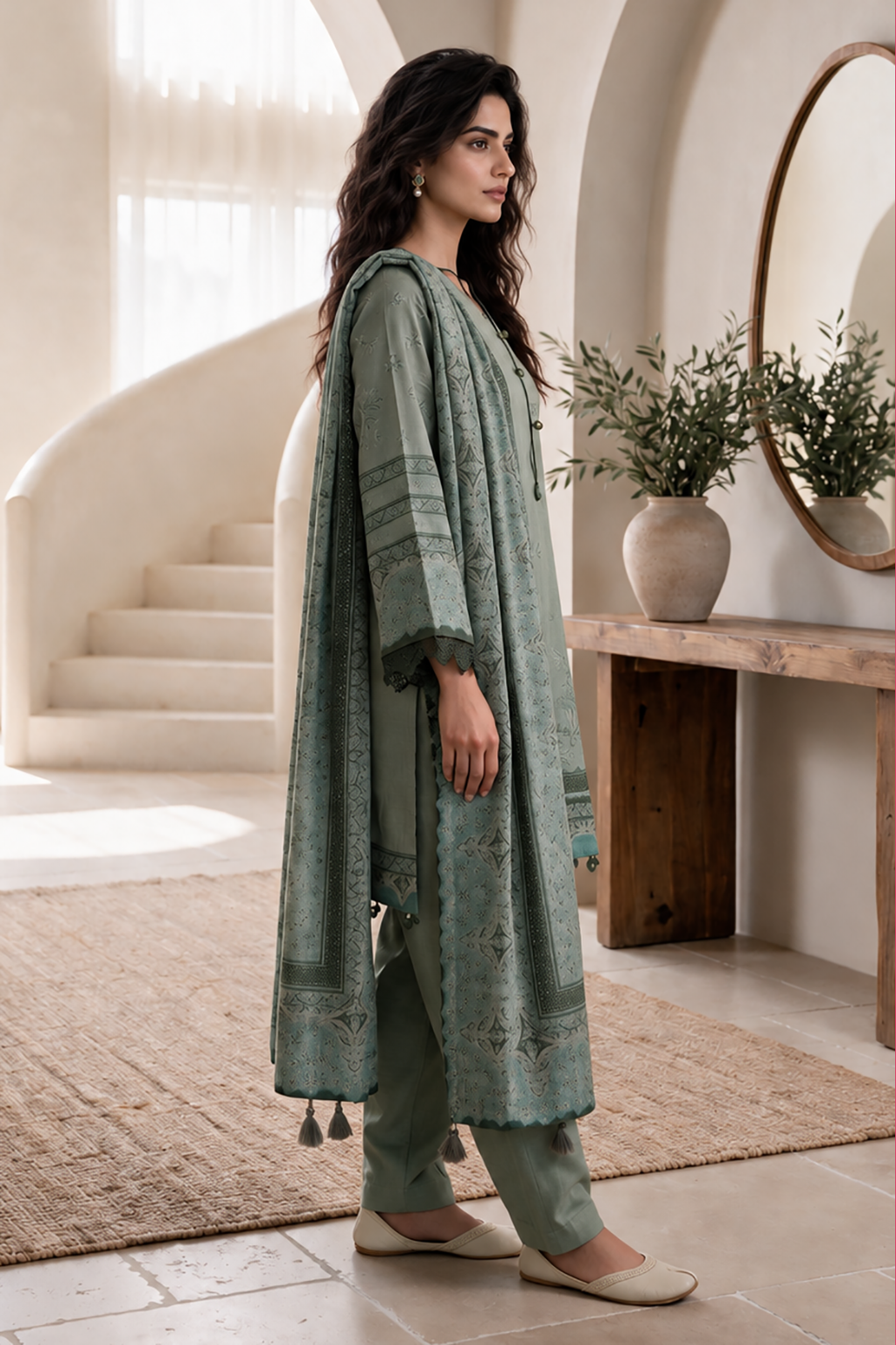 Shirt Shalwar Shawl - 0233