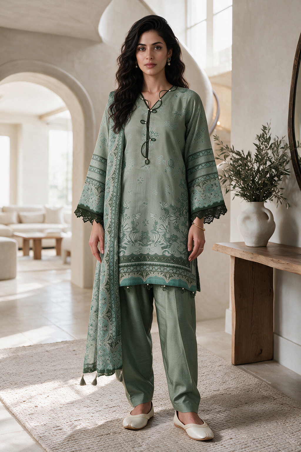 Shirt Shalwar Shawl - 0233