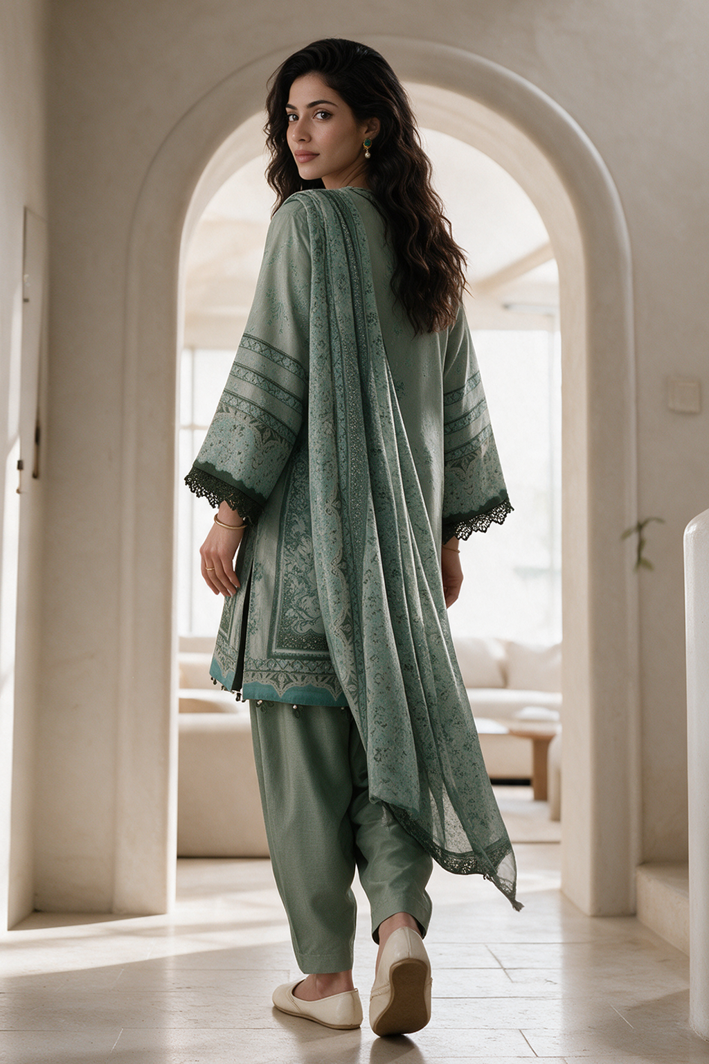 Shirt Shalwar Shawl - 0233