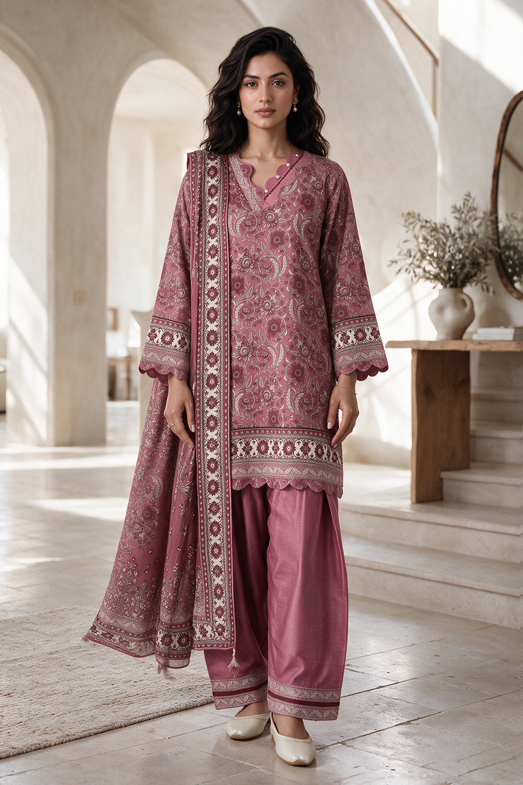 Shirt Shalwar Shawl - 0235