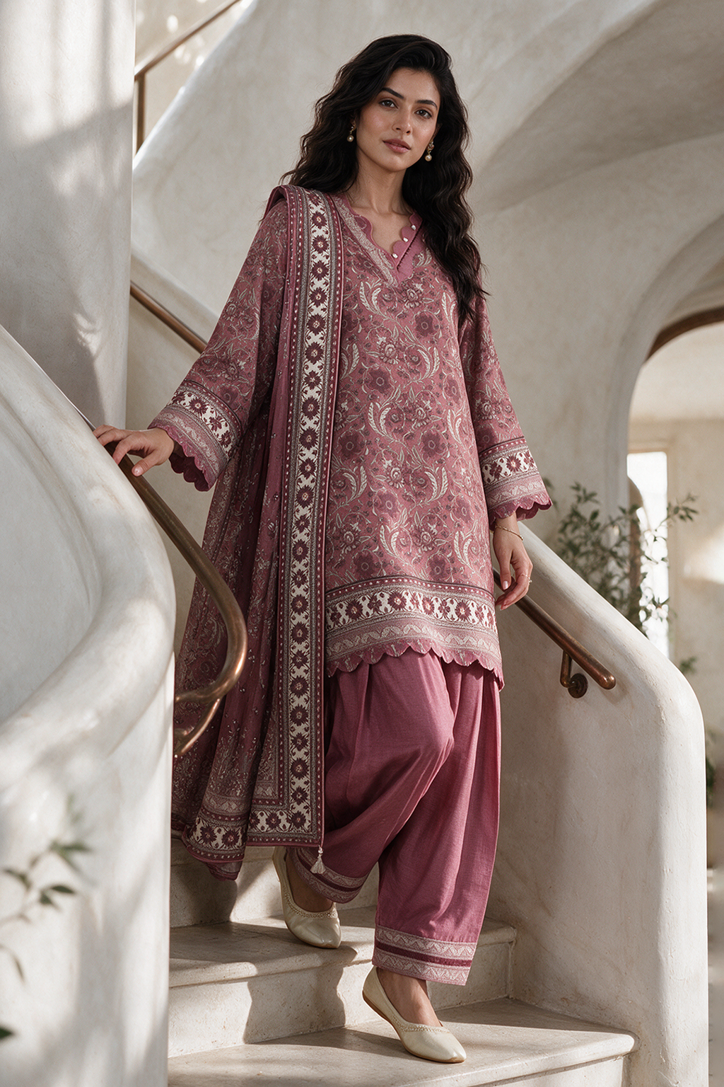 Shirt Shalwar Shawl - 0235
