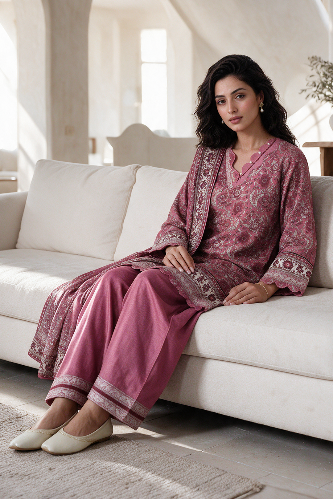 Shirt Shalwar Shawl - 0235