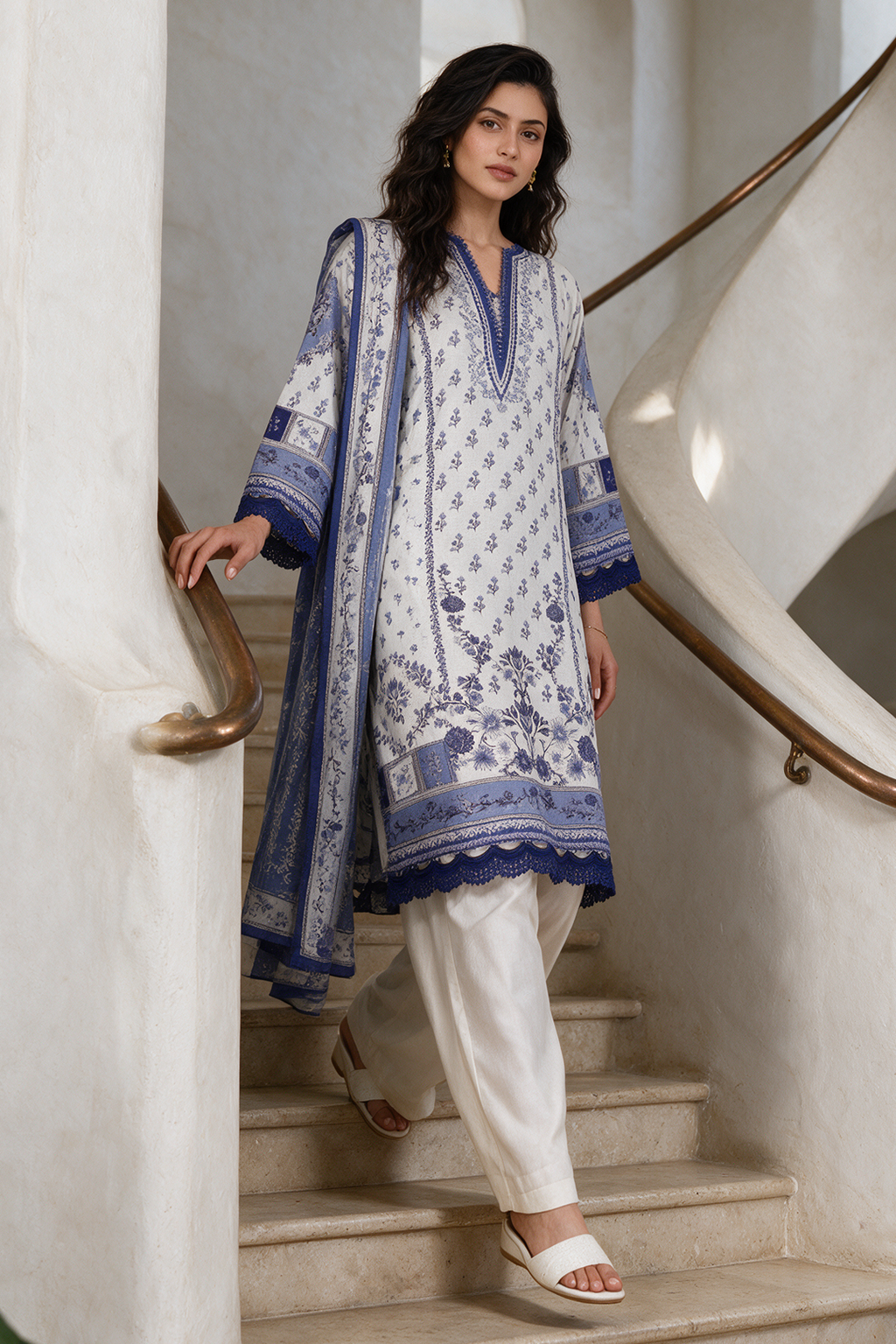 Shirt Shalwar Shawl - 0288