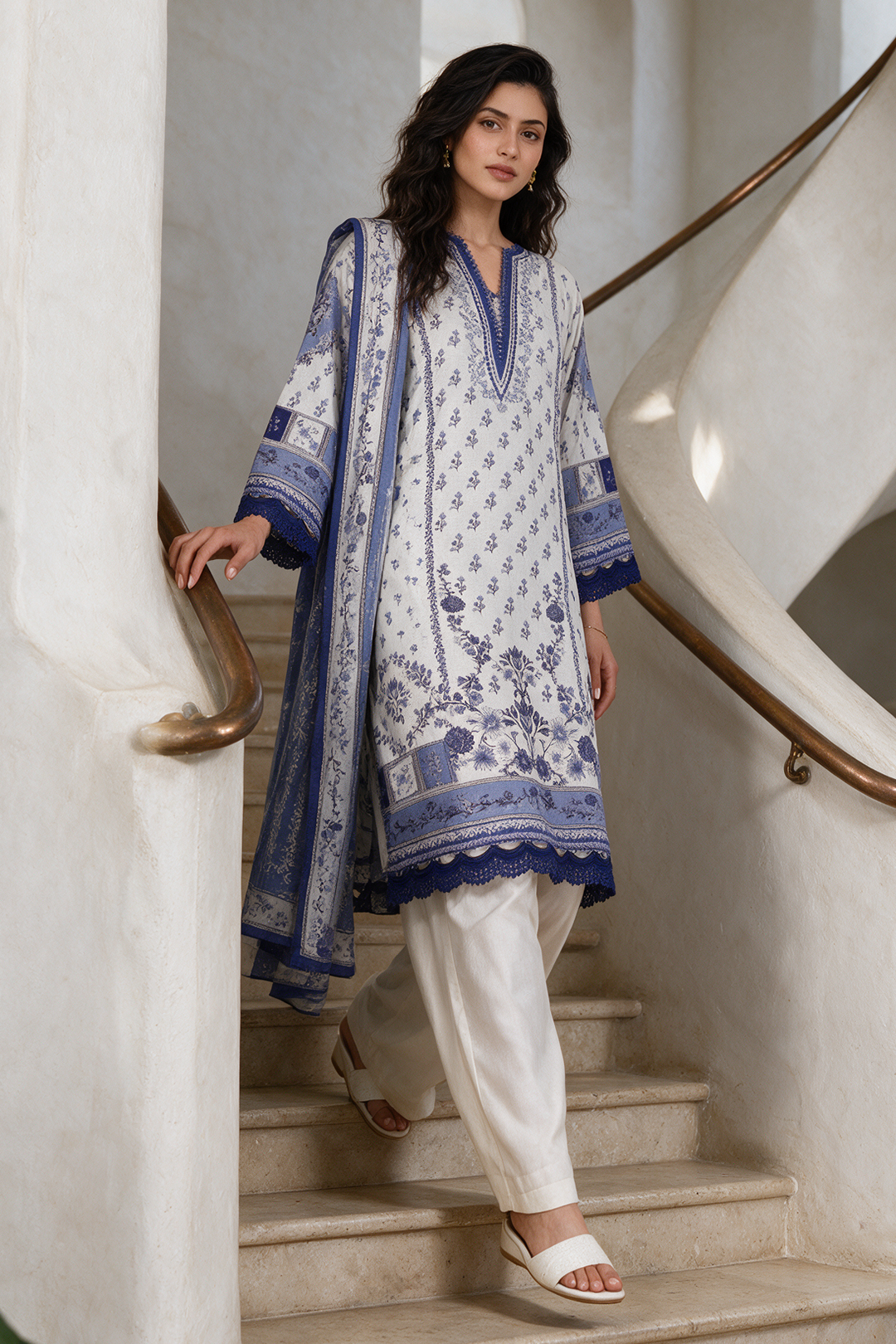 Shirt Shalwar Shawl - 0288