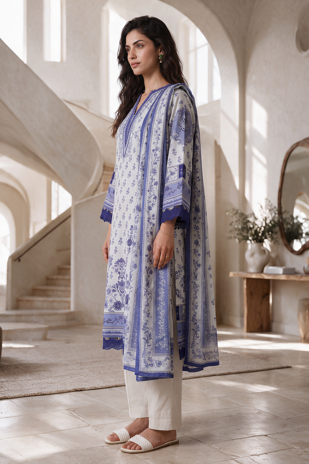 Shirt Shalwar Shawl - 0288