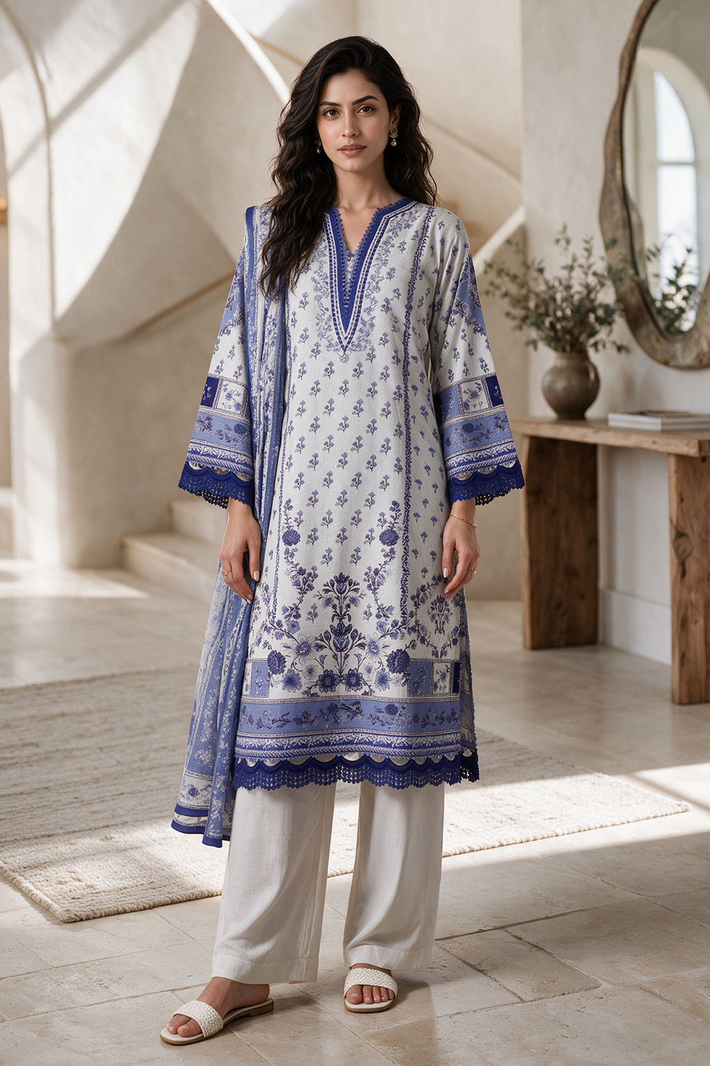 Shirt Shalwar Shawl - 0288