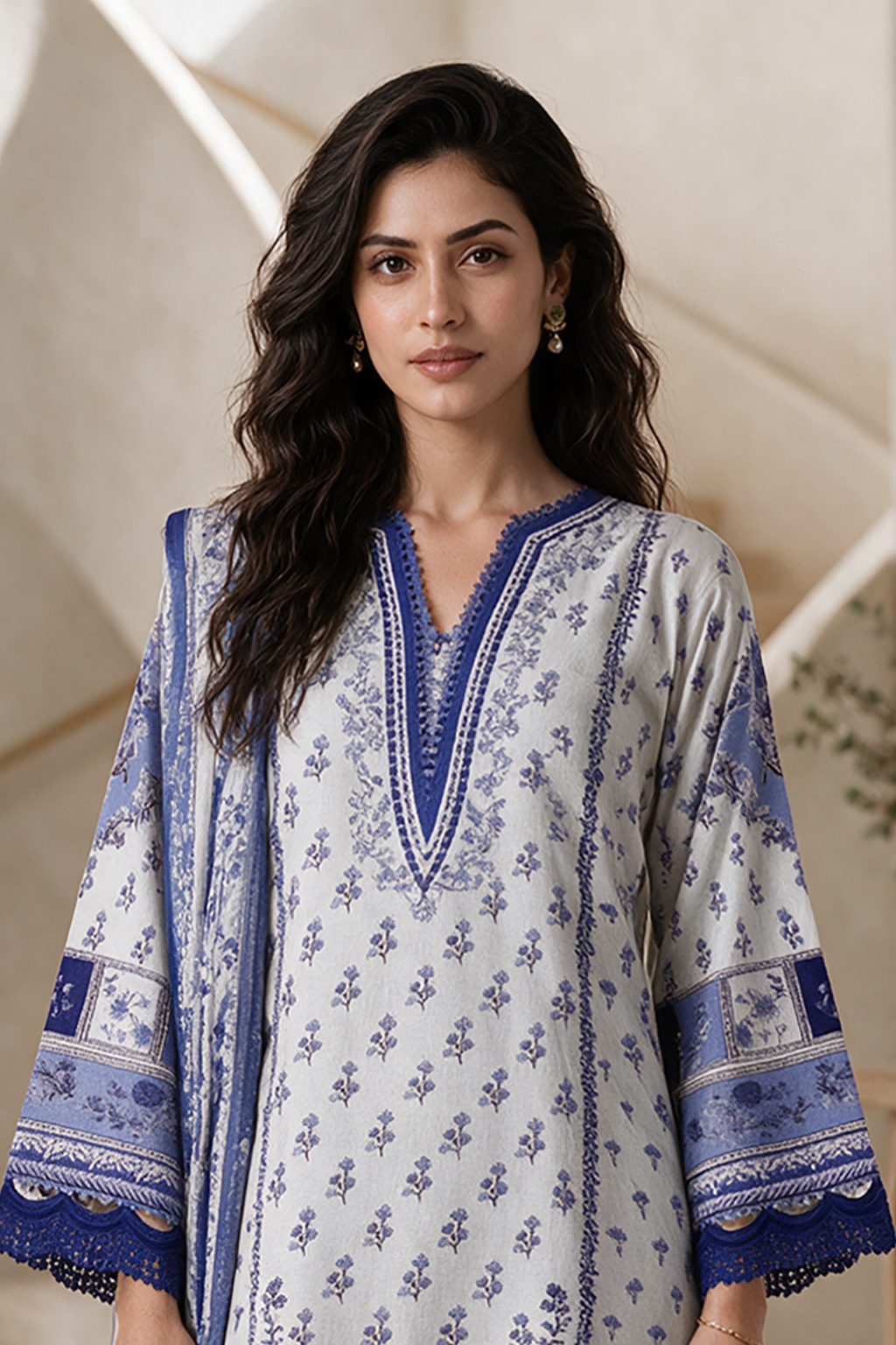 Shirt Shalwar Shawl - 0288