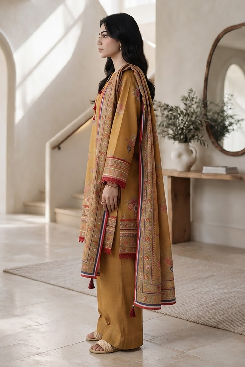 Shirt Shalwar Dupatta - 0296