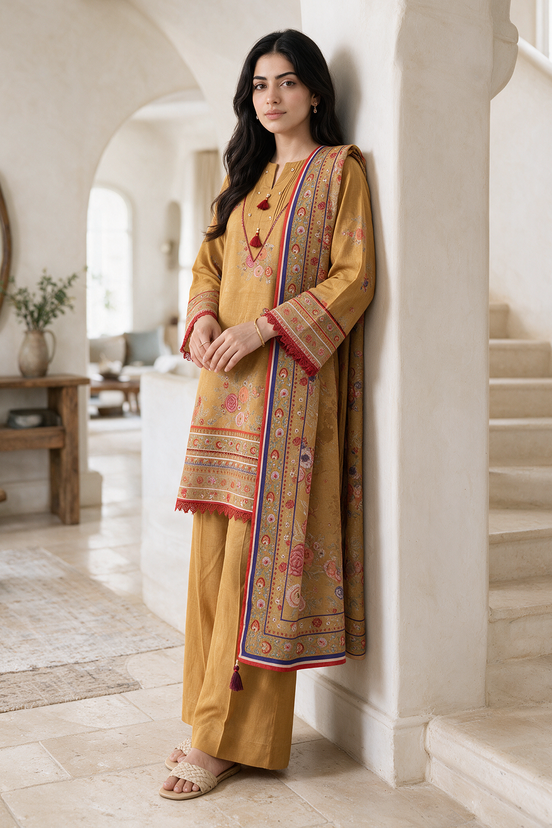 Shirt Shalwar Dupatta - 0296