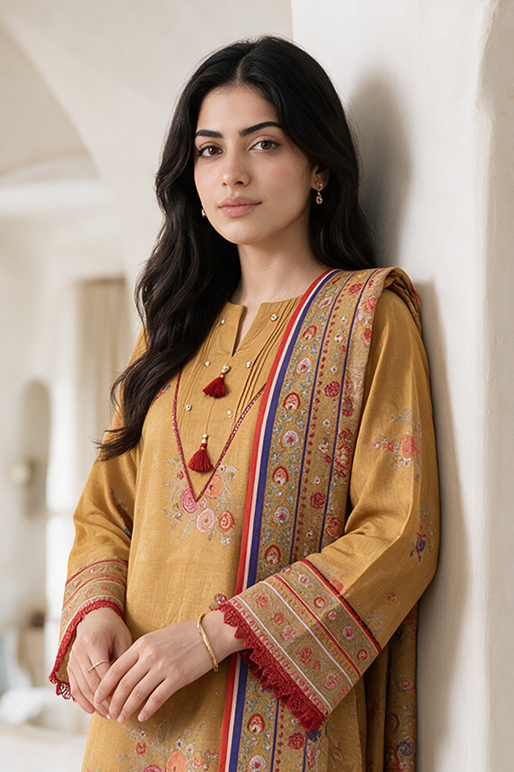 Shirt Shalwar Dupatta - 0296