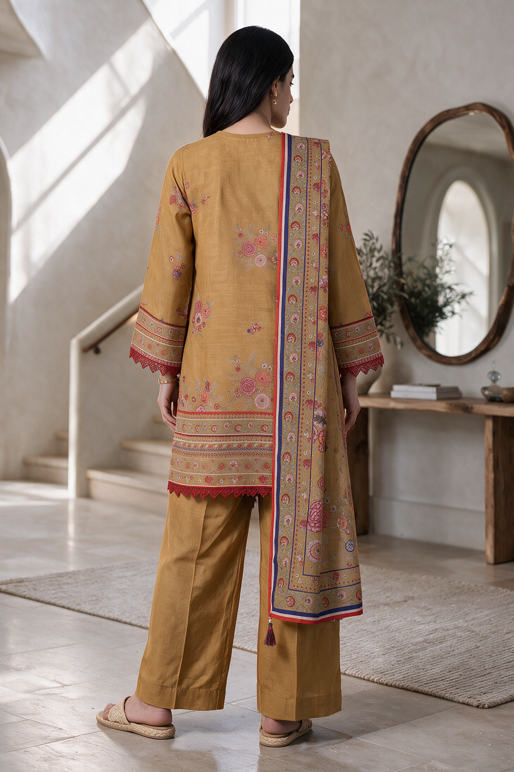 Shirt Shalwar Dupatta - 0296