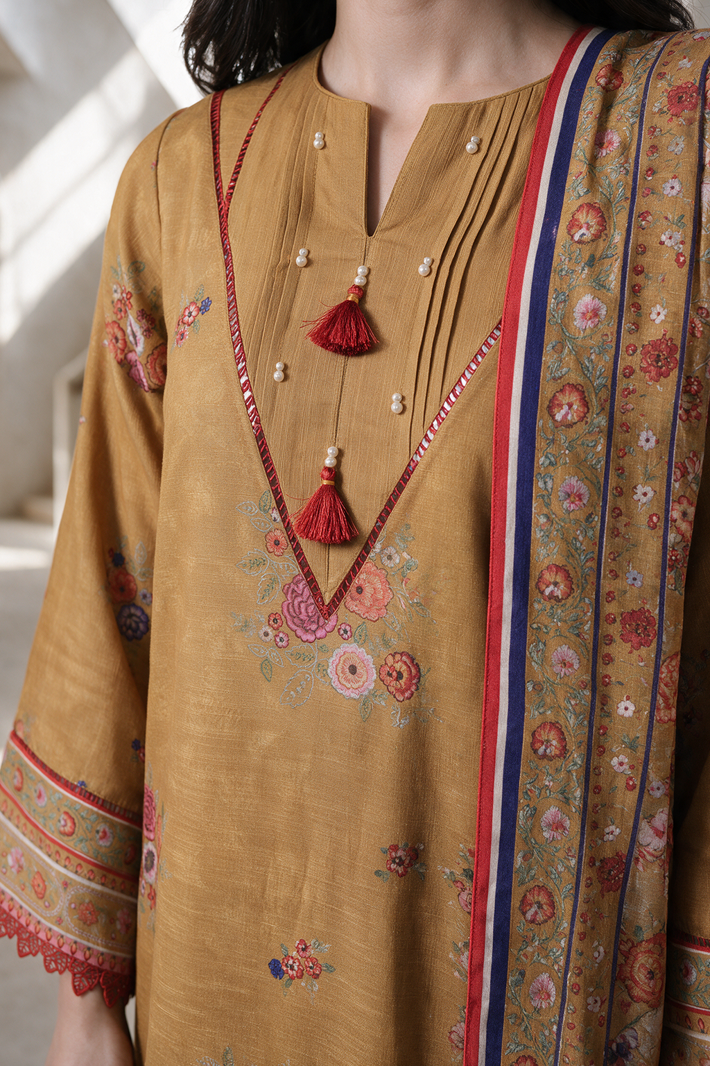 Shirt Shalwar Dupatta - 0296