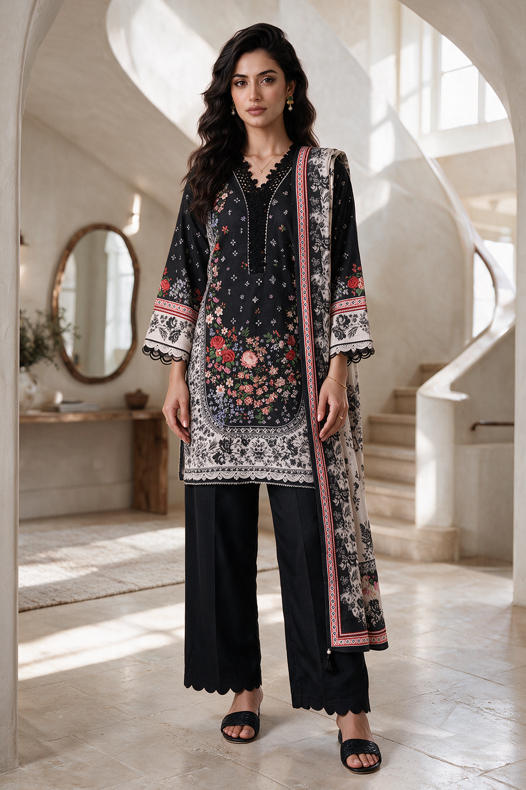 Shirt Shalwar Dupatta - 0298