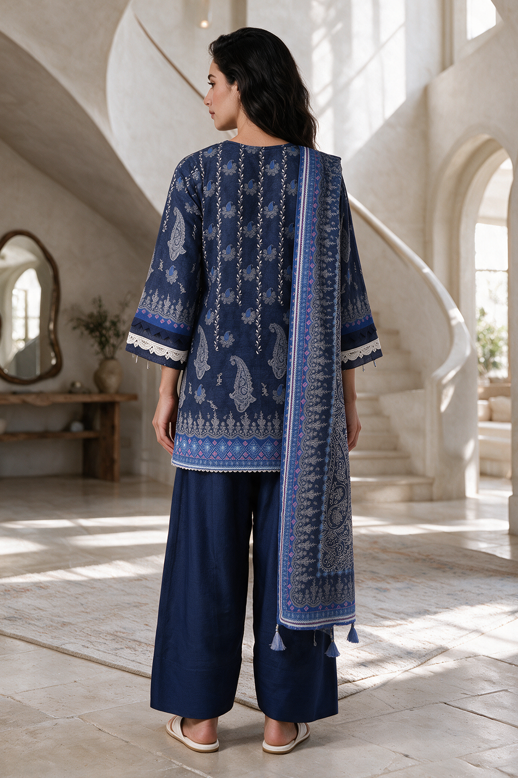 Shirt Shalwar Shawl - 0308