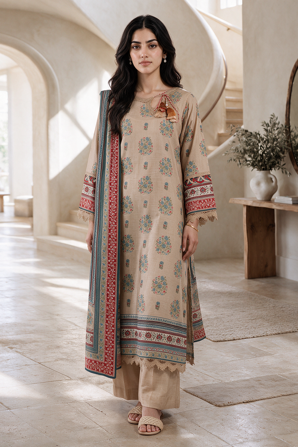 Shirt Shalwar Shawl - 0310