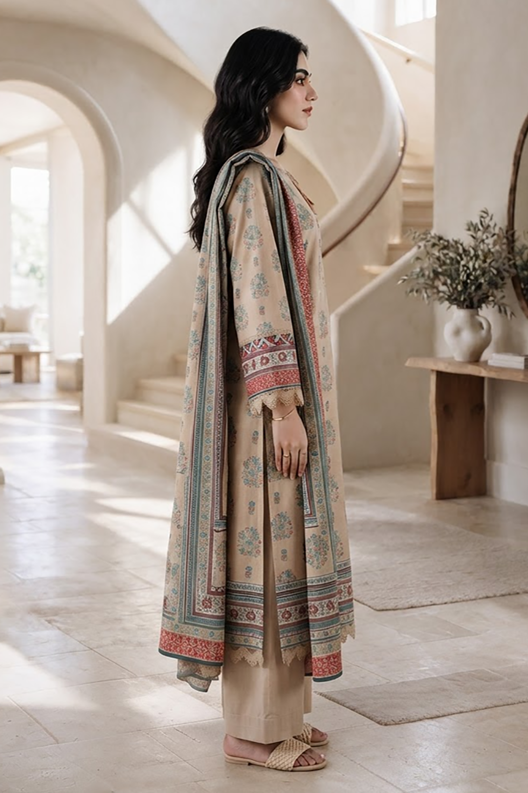 Shirt Shalwar Shawl - 0310