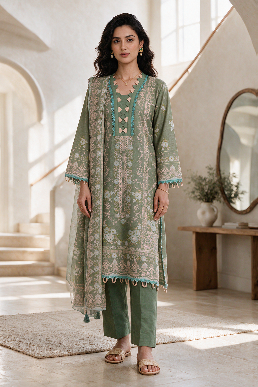 Shirt Shalwar Dupatta - 0312