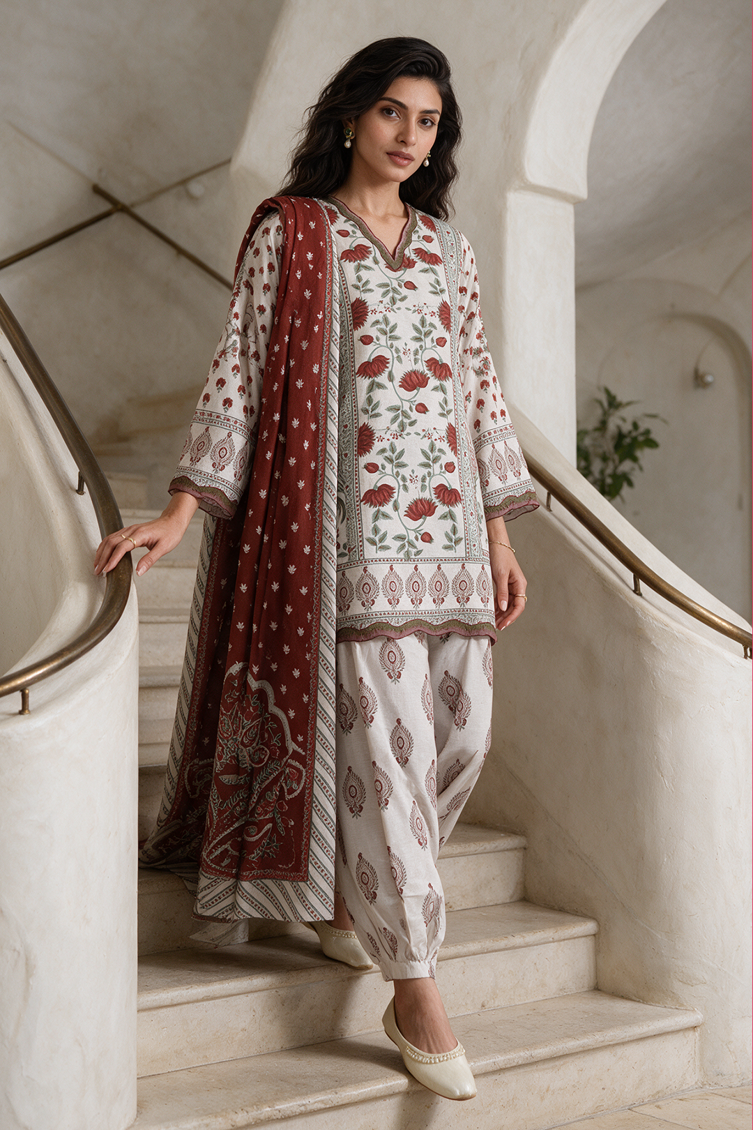 Shirt Shalwar Dupatta - 0318