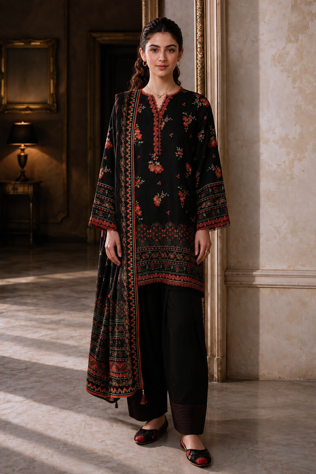 Shirt Shalwar Dupatta - 0448