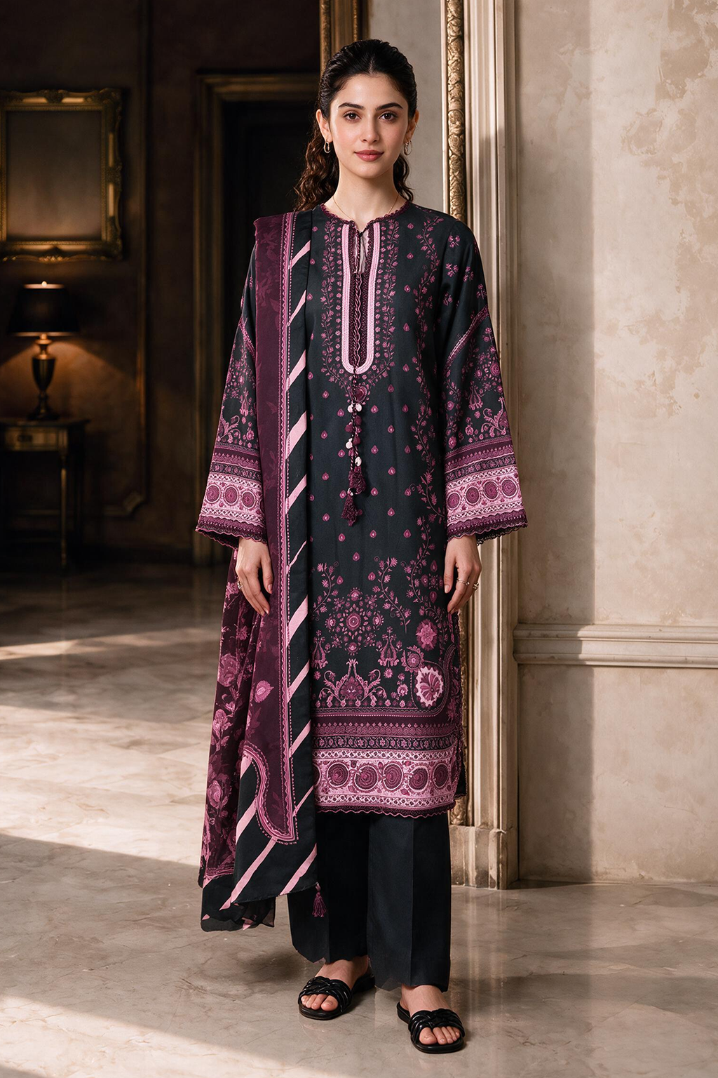 Shirt Shalwar Dupatta - 0449