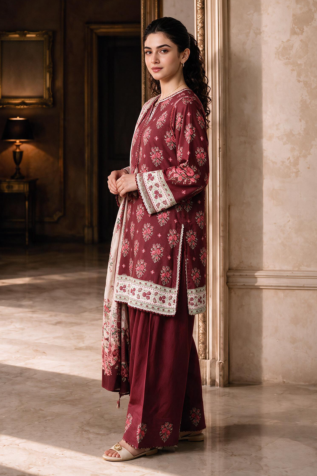 Shirt Shalwar Dupatta - 0450