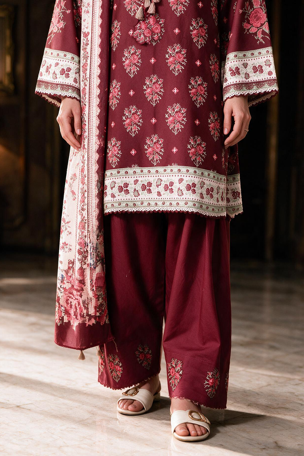 Shirt Shalwar Dupatta - 0450