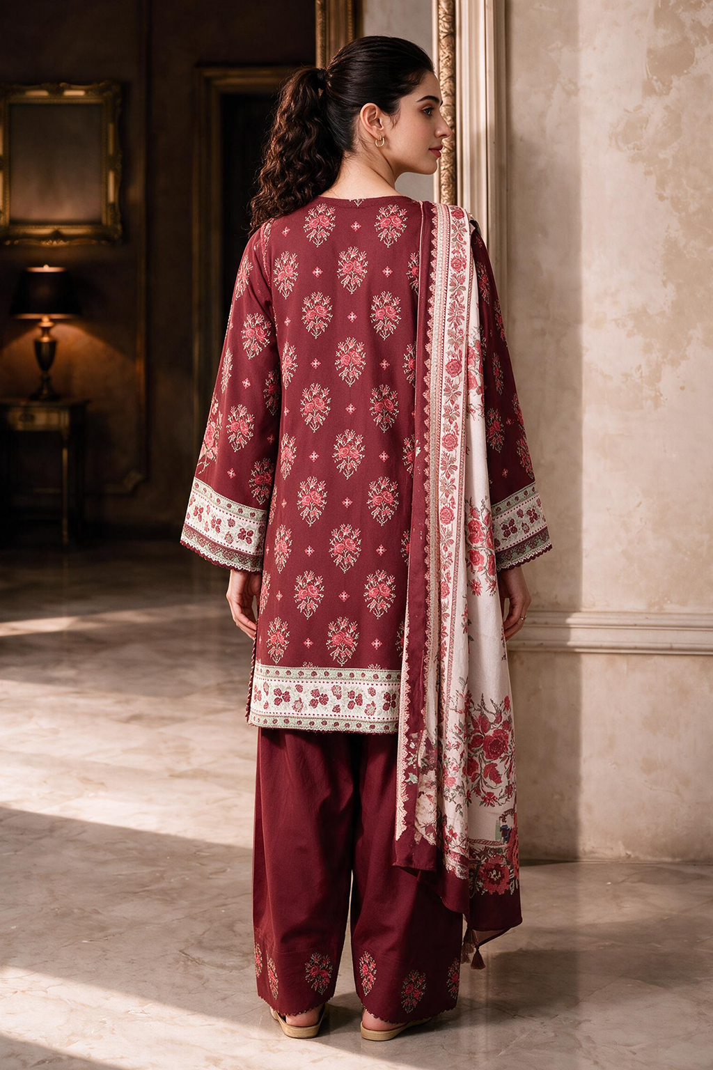 Shirt Shalwar Dupatta - 0450