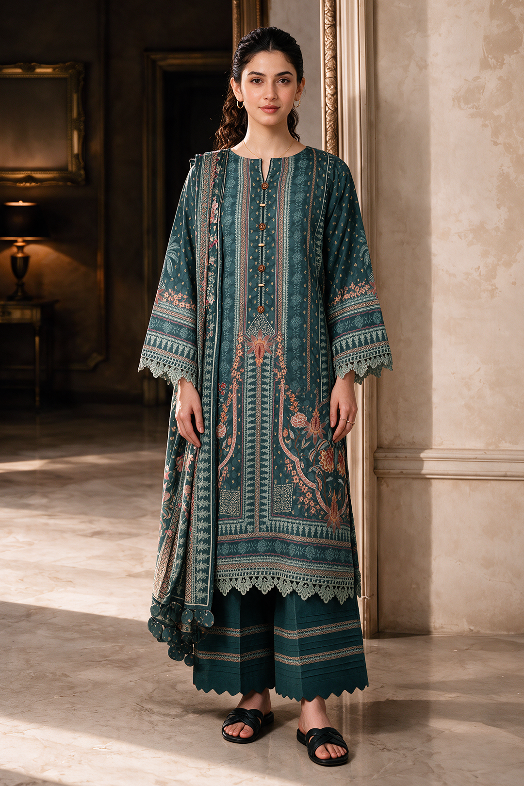 Shirt Shalwar Dupatta - 0451