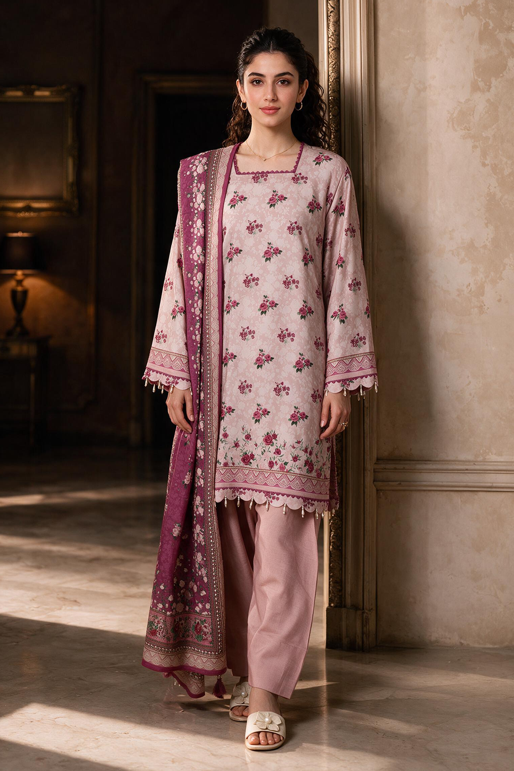Shirt Shalwar Dupatta - 0452