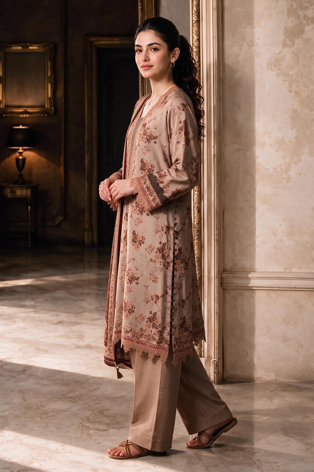 Shirt Shalwar Dupatta - 0454