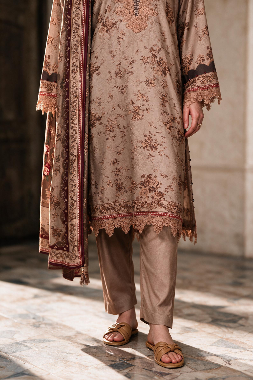 Shirt Shalwar Dupatta - 0454