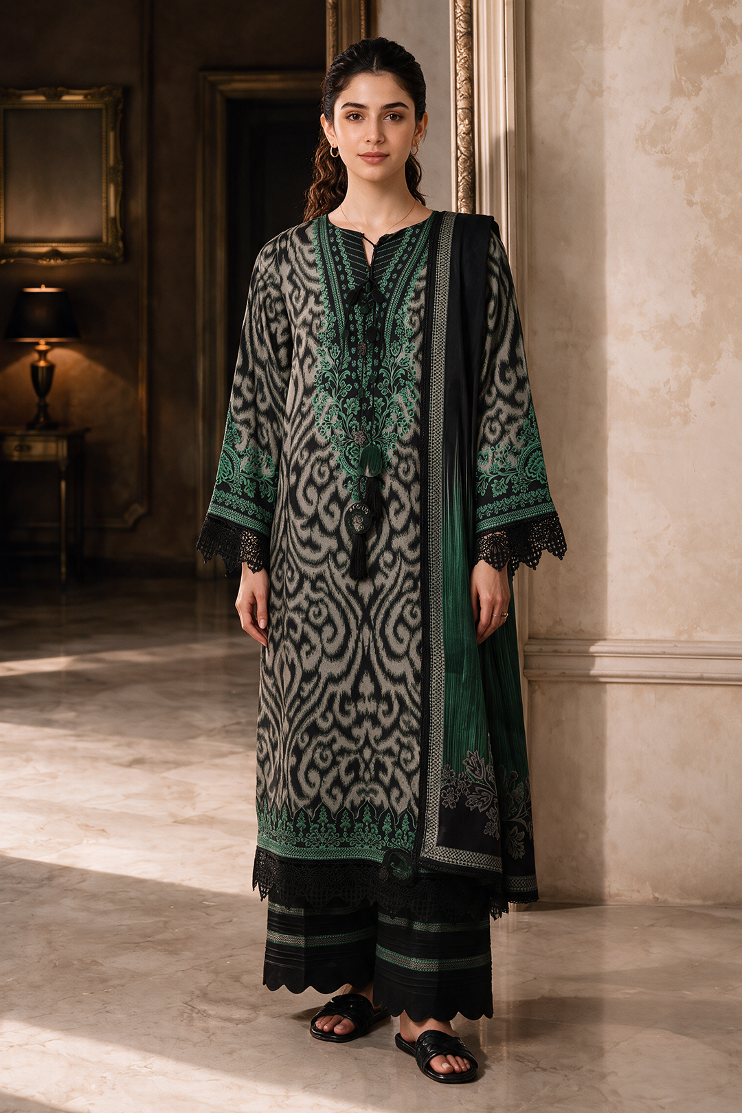 Shirt Shalwar Dupatta - 0455