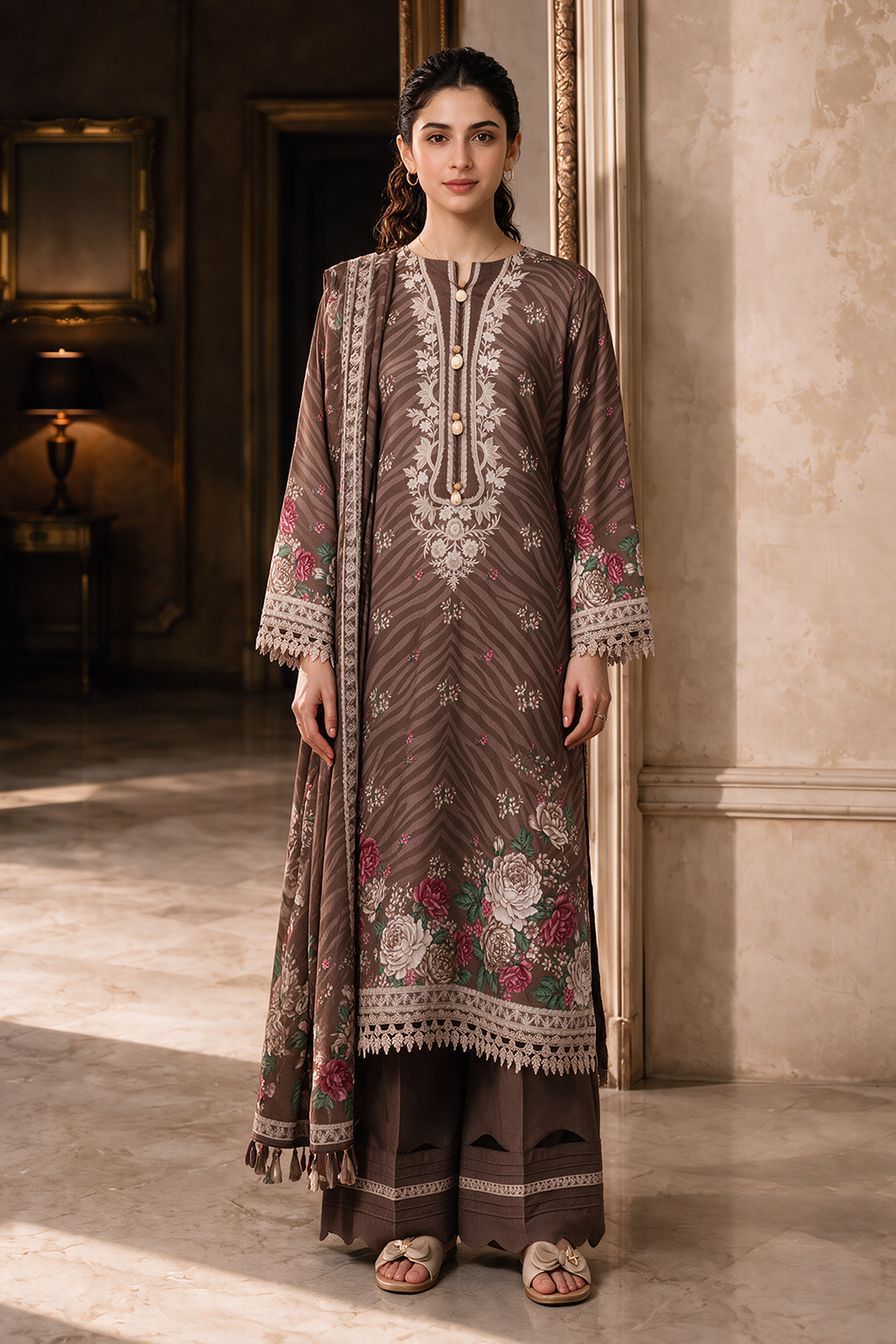 Shirt Shalwar Dupatta - 0457