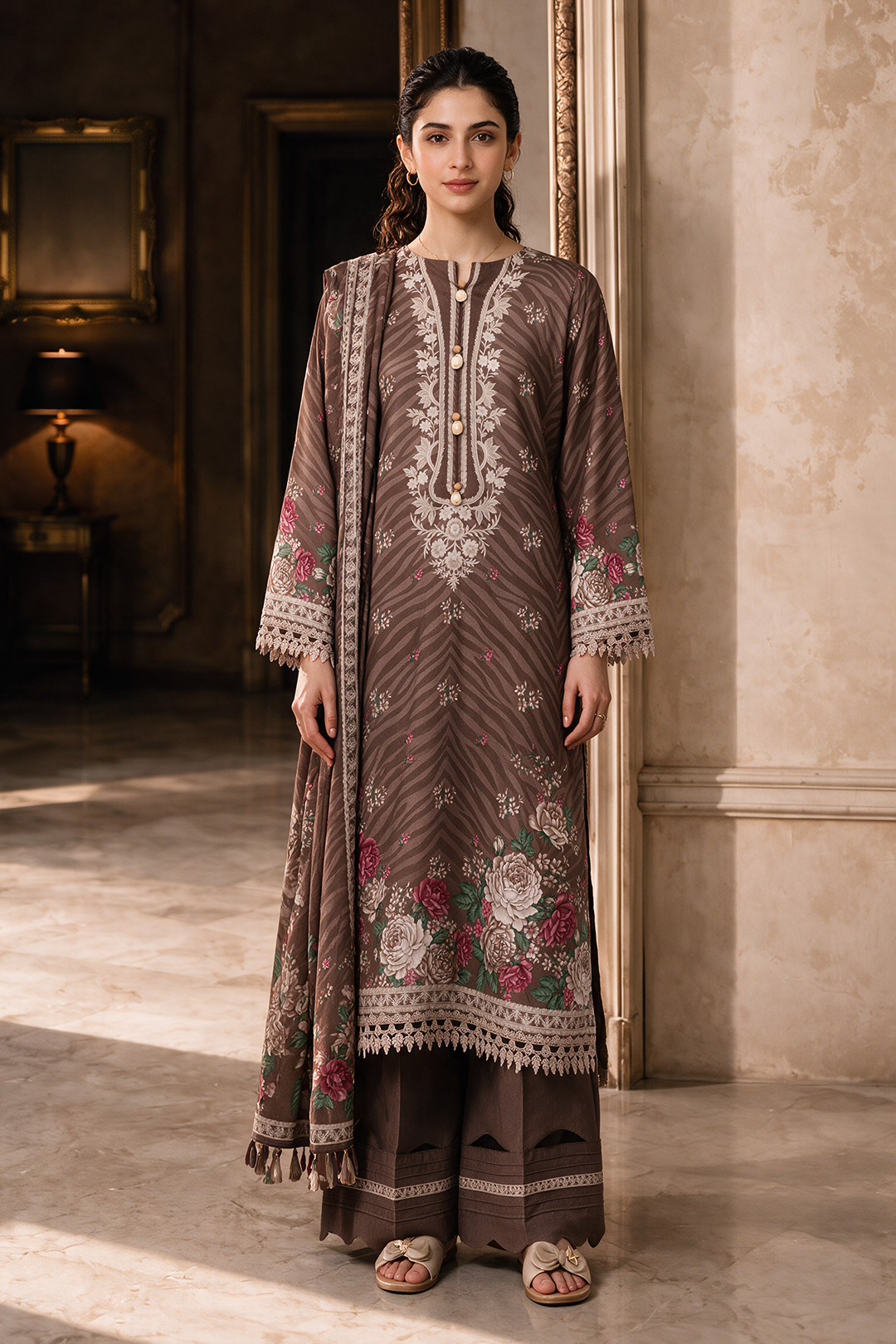 Shirt Shalwar Dupatta - 0457
