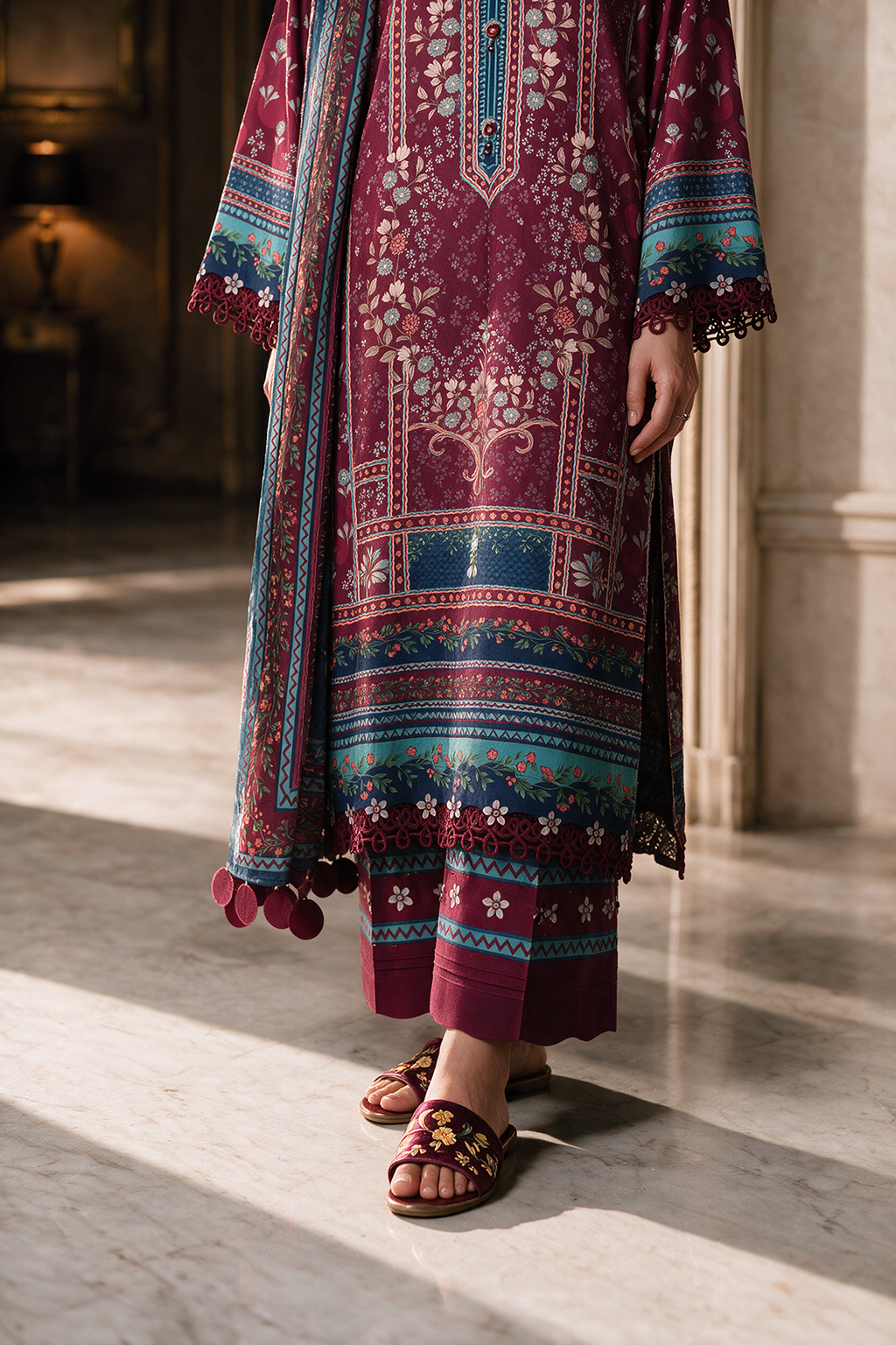 Shirt Shalwar Dupatta - 0459