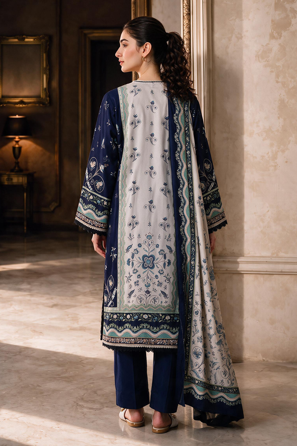 Shirt Shalwar Shawl - 0462