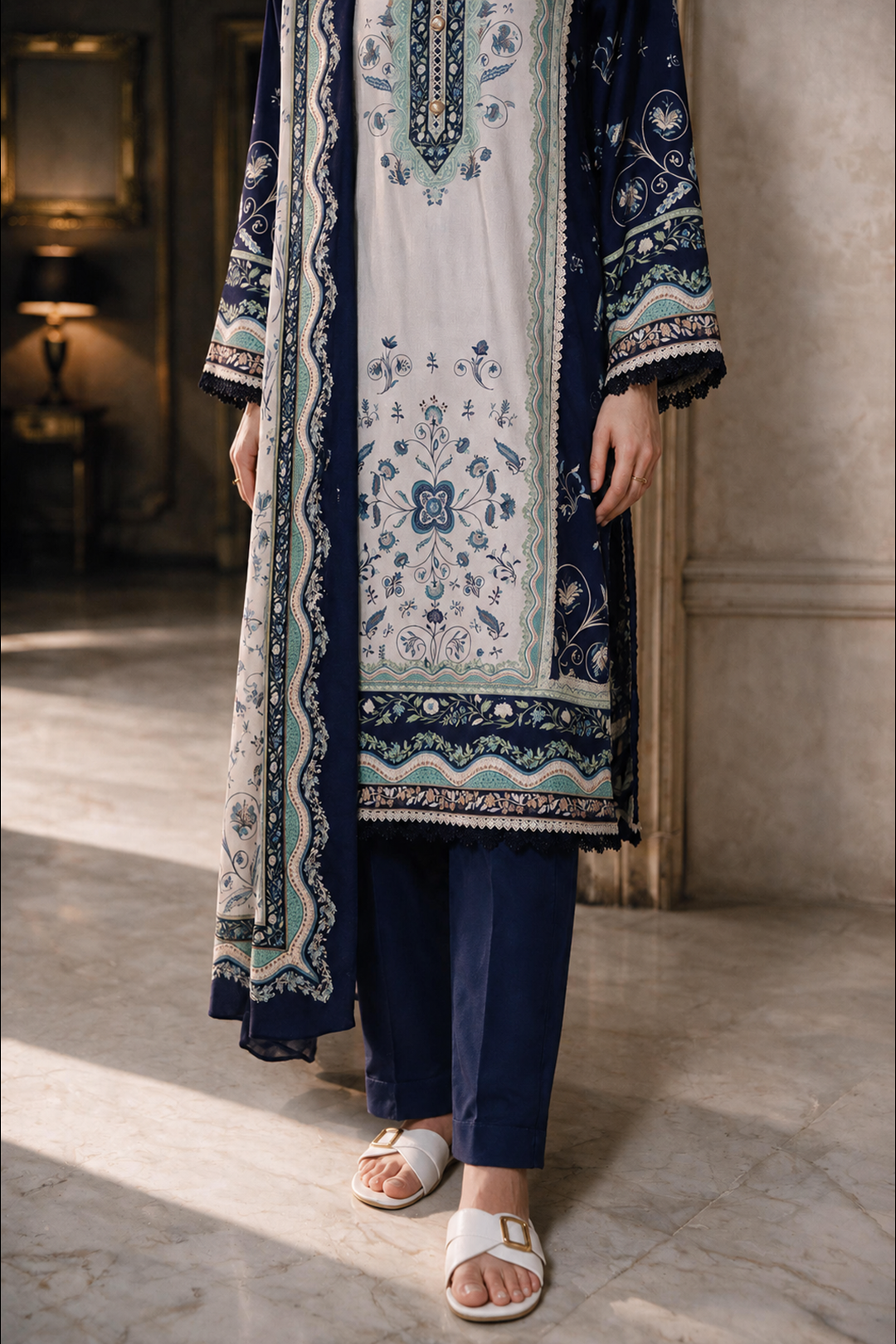Shirt Shalwar Shawl - 0462