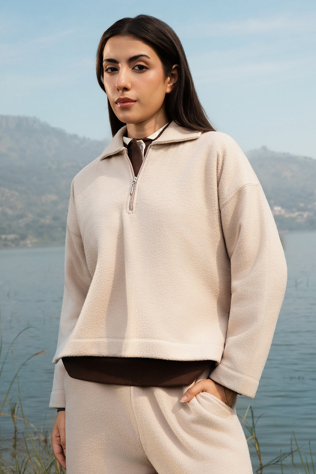 Polar Fleece Co-Ord Set Shirt - 5004