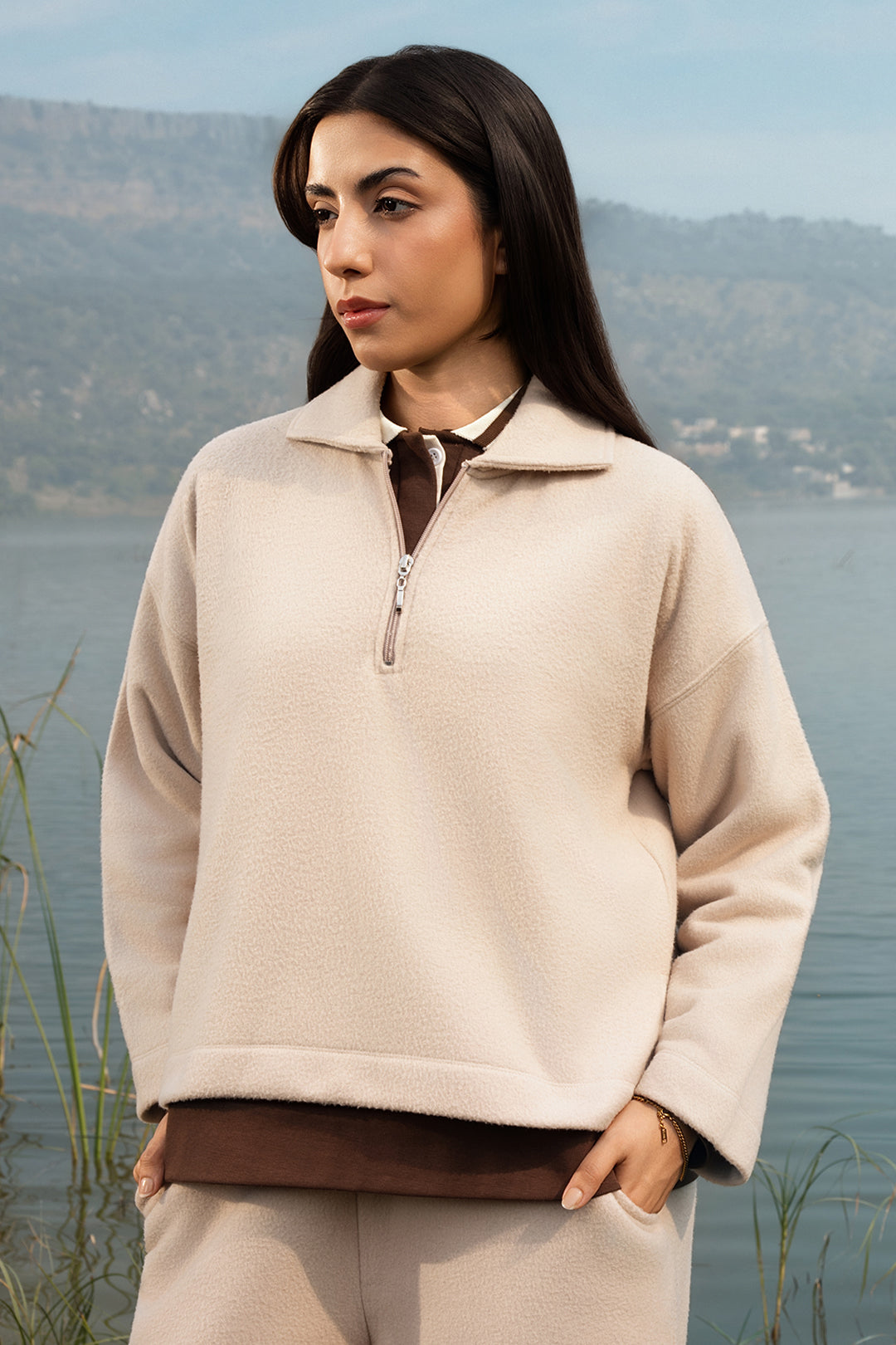 Polar Fleece Co-Ord Set Shirt - 5004