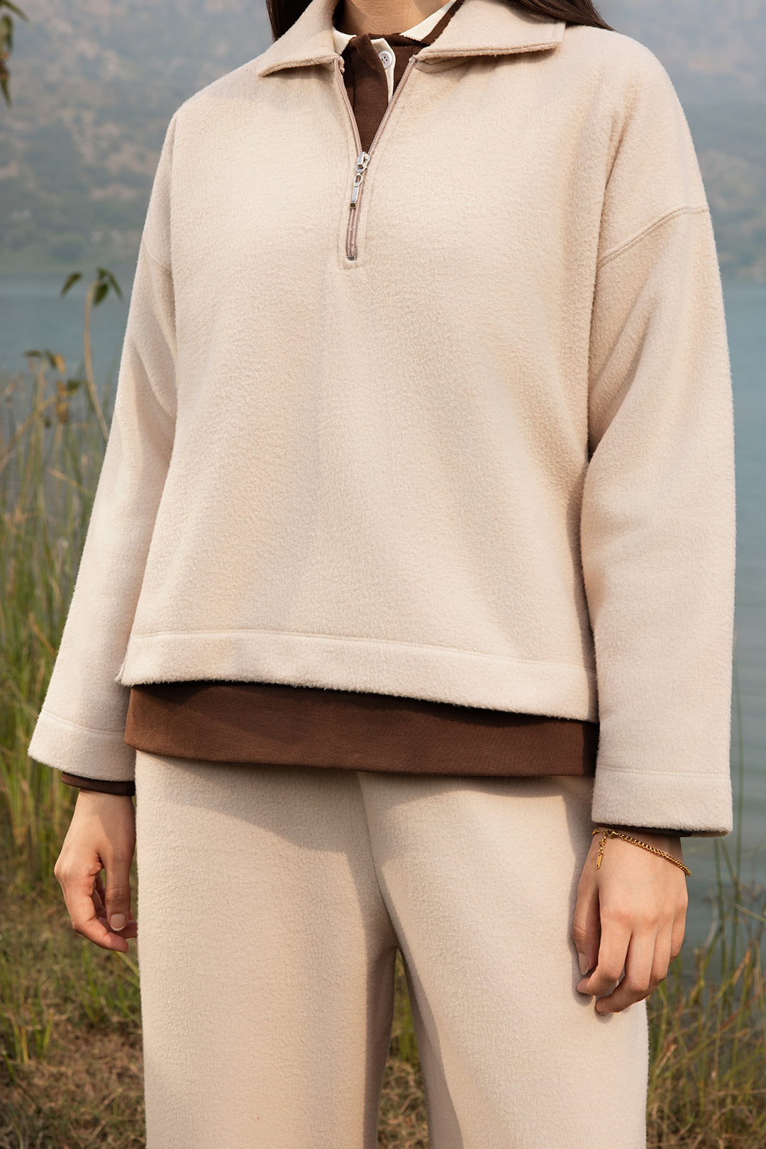 Polar Fleece Co-Ord Set Shirt - 5004