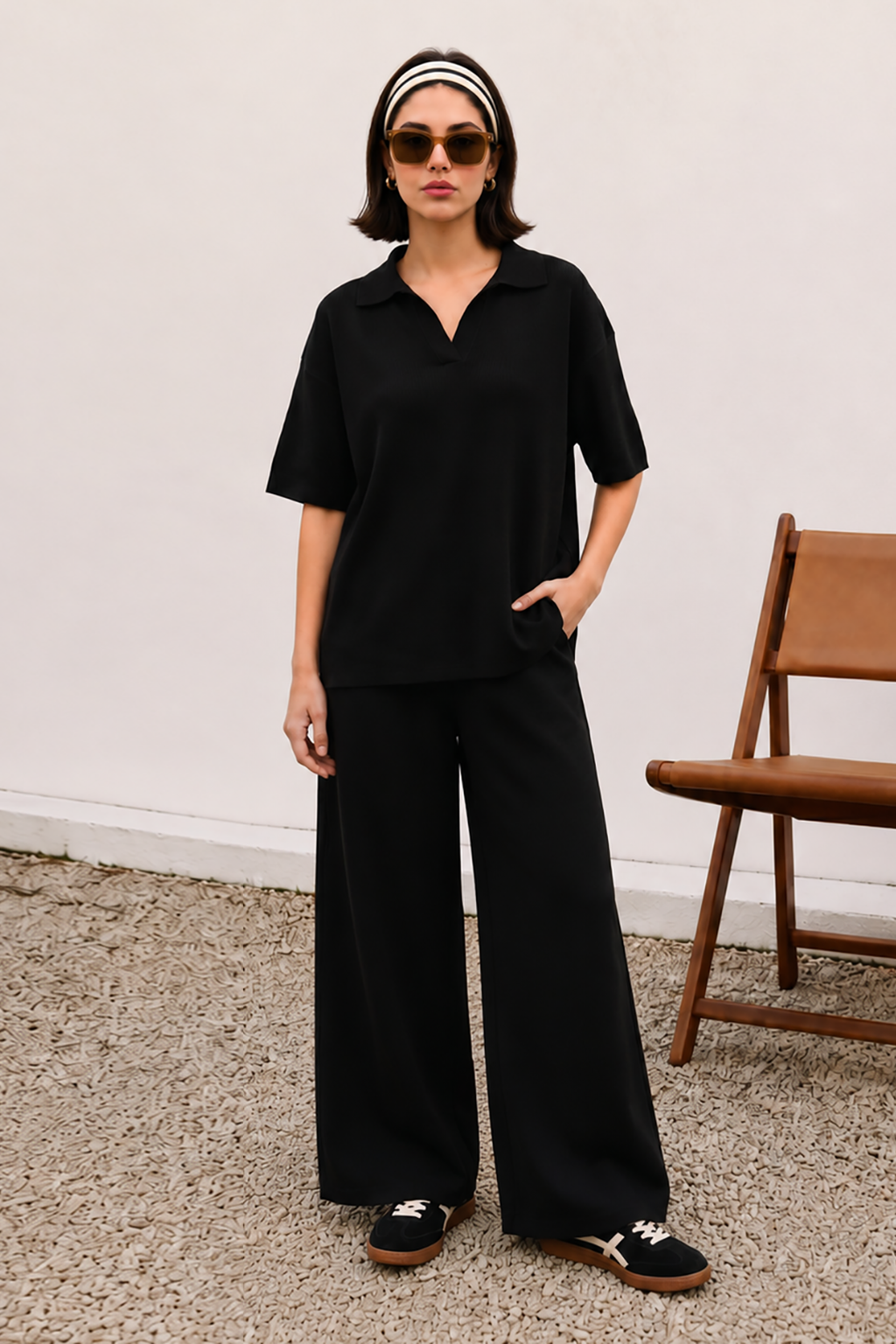 Seersucker Co-Ord Set Trouser - 6005