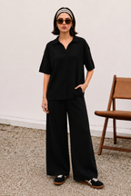 Seersucker Co-Ord Set Trouser - 6005