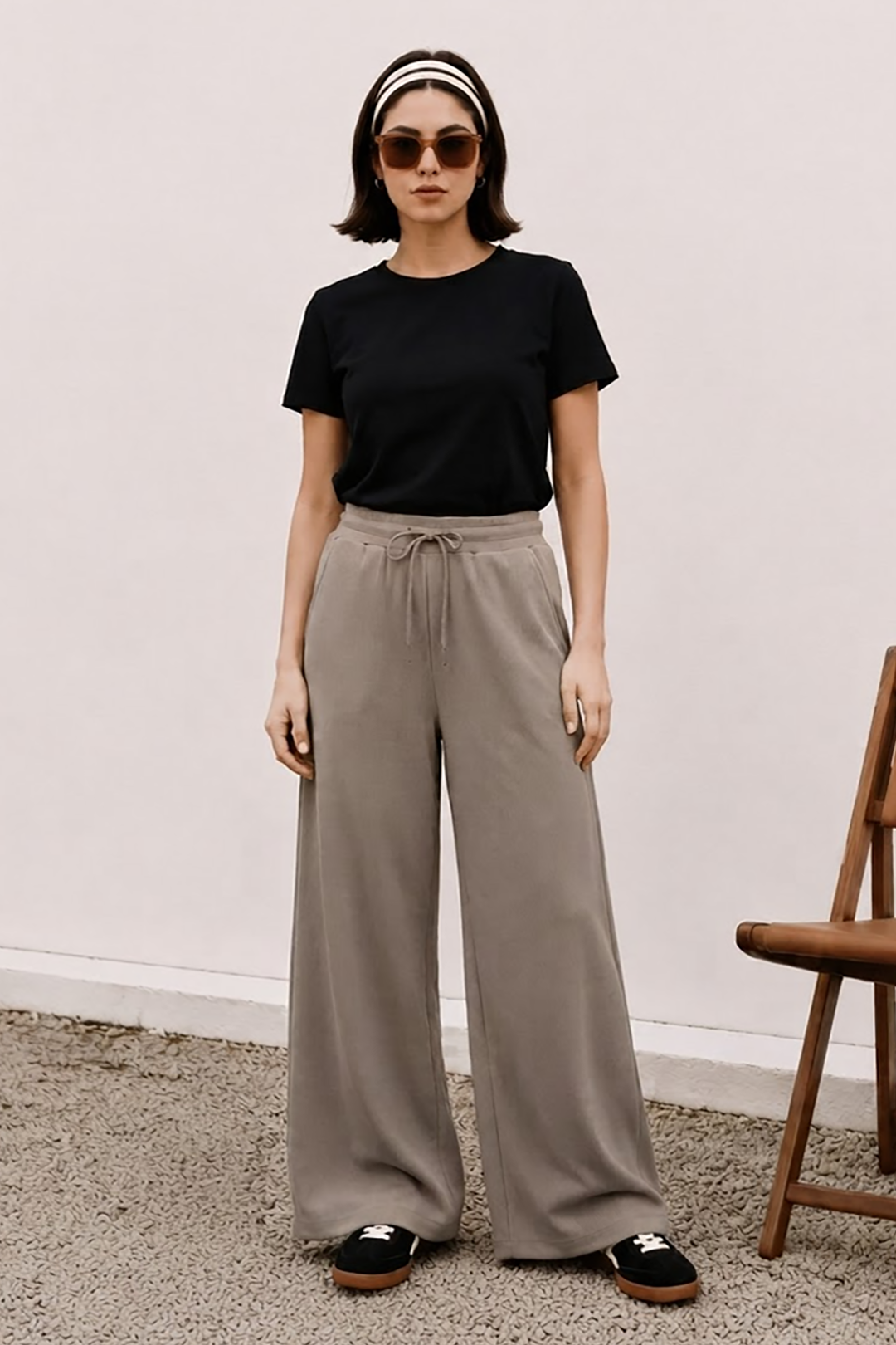Seersucker Co-Ord Set Trouser - 6006