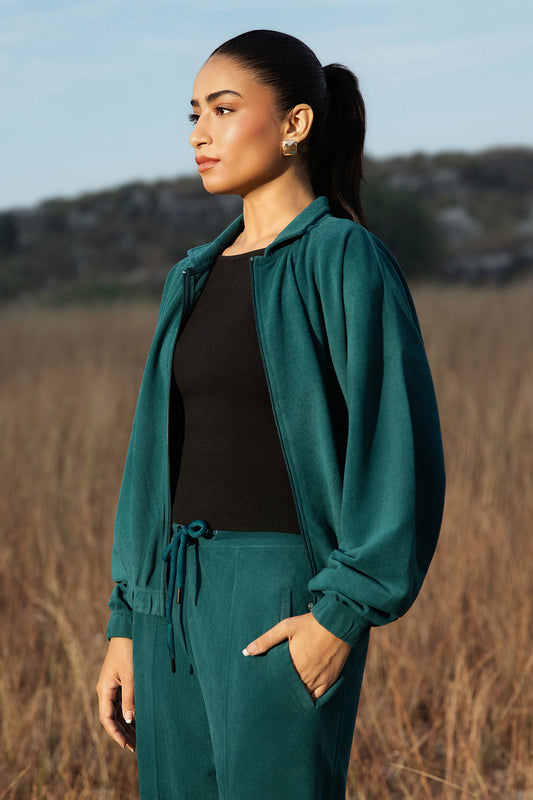 Velour Co-Ord Set Shirt - 5003