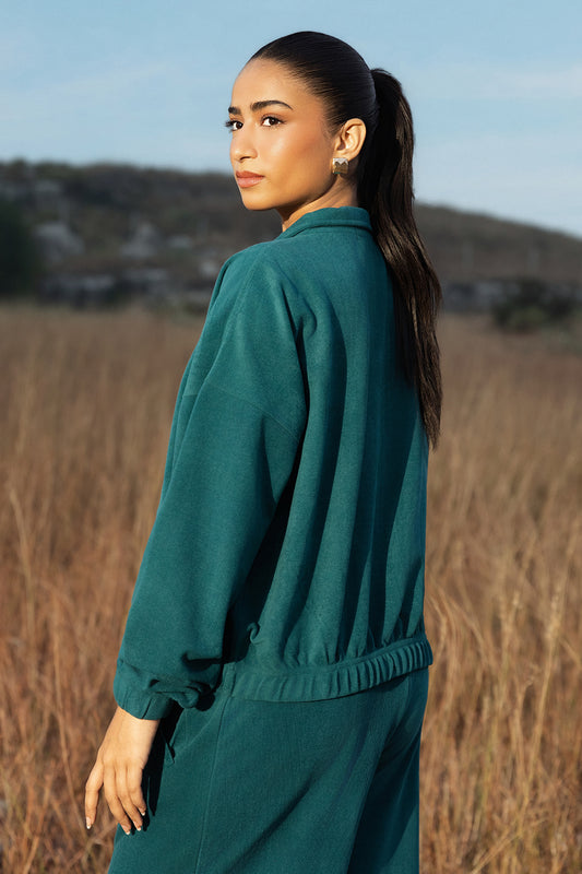 Velour Co-Ord Set Shirt - 5003